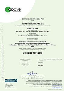 UNI EN ISO 9001:2015